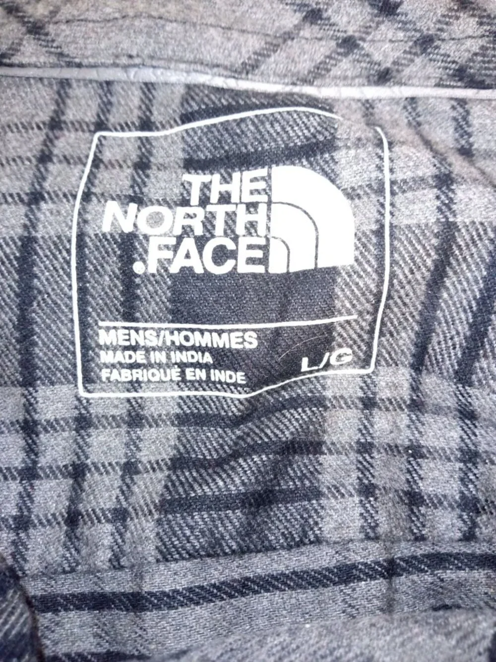 The North Face Men's Long Sleeve Flannel Button Down/Button Up Shirt Sz. L